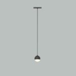 SUSPENSION EKOLED SUR RAIL MAGNETQUE NOIR 5W 4000k