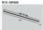 Projecteur Magnétique Linéaire continue Noir 60 cm 20W 4000K – R15-NF60 | EKOLED – Image 2